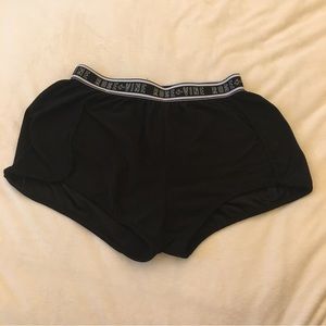 Black pajamas shorts